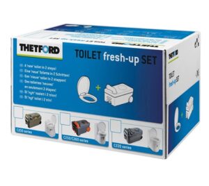 CASSETTA WC - FRESH UP SET C250/C260 CON MANIGLIA E RUOTE cod. 65137KIT