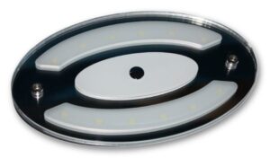 PLAFONIERA OVALE LED 6,3W 4000K INTERRUTTORE TOUCH SWITCH