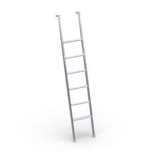 TITTA SCALA IN ALLUMINIO PER CUCCETTA 6 GRADINI CM.174X28