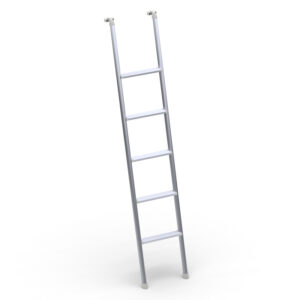 TITTA SCALA IN ALLUMINIO PER CUCCETTA 6 GRADINI CM.155X28