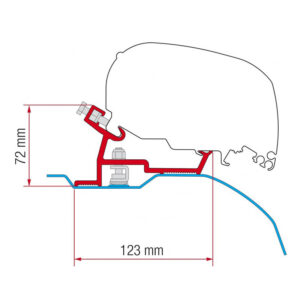 KIT FIAT DUCATO/JUMPER/BOXER H2 NERO DAL 2006 PER L2/L3