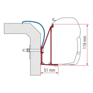 ADAPTER RAPIDO SERIE 6 350 CM.