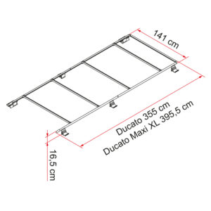 ROOF RAIL DUCATO MAXI XL
