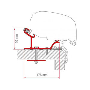 ADAPTER F80/F65 CARTHAGO MALIBU 490 CM.