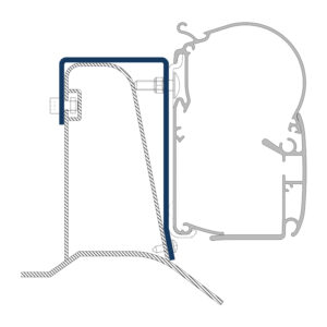 ADAPTER PW-DUCATO H2 ROOFRAIL-3PCS
