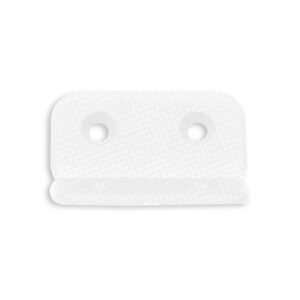 CERNIERA PIANA PER CASSAPANCHE 40X40MM BIANCA CF.PZ.50