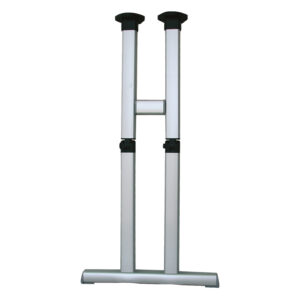 ASTRO 4 GAMBA ALLUMINIO DOPPIA PIEDE A T 40X32MM. H.720 MM.