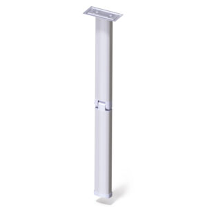 STAR 7 GAMBA PIEGH. SNODO CENTR. ALLUMINIO 60X32MM. H.720MM.