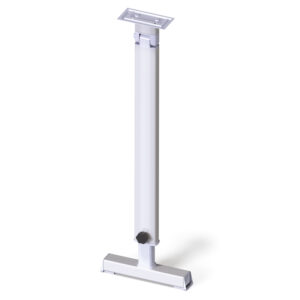 STAR 8 GAMBA PIEGH.TELES.PIEDE T ALLUMNIO 60X32MM.H350/750MM