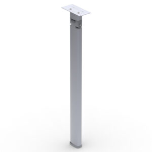 STAR 1 GAMBA PIEGHEVOLE ALLUMINO/ACCIAIO 60X32MM. H.720MM.