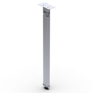 STAR 3 GAMBA PIEGHEVOLE ALLUMINIO/ACCIAIO 60X32MM. H.720MM.
