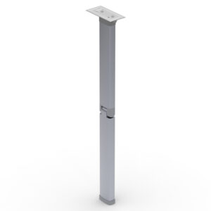 STAR 6 GAMBA PIEGHEVOLE ALLUMINIO/ACCIAIO 60X32MM. H.720MM.