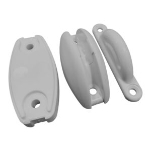 FERMAPORTA ESTERNO IN PLASTICA GRIGIO CHIARO CF.PZ.10