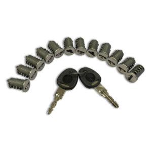 KIT 12 CILINDRI/1 COPPIA CHIAVI NEW SYTEM DA F8001 A F8050