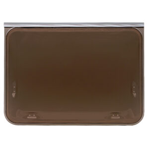 FINESTRA EUROPA 600X550 OPALINA MARRONE