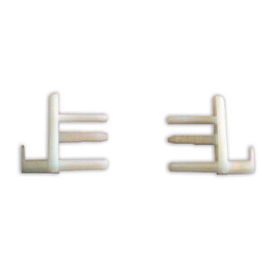 COPPIA GANCI RASTROLLO 2000/3000 BIANCHI