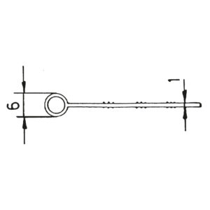 GUIDA PER CANALE 6/7 MM.CF.MT.50