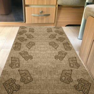 RUNNER CAMPER - TAPPETO ANTISCIVOLO 52X500 BEIGE
