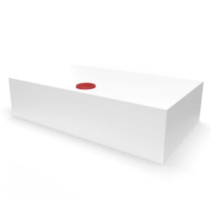 SERBATOIO 115X28X65 CM. LT.207 BIANCO