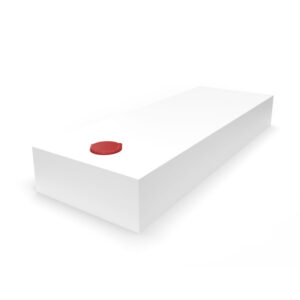 SERBATOIO 50X19X140 CM. LT.130 BIANCO