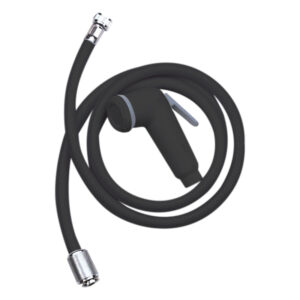 DOCCETTA CON FLESSIBILE IN PVC NERA 200CM. 3/8" F