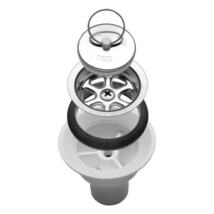 PILETTA SIFONATA DIRITTA MOD.545S DIAM.20MM.