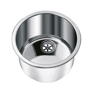 LA1418 LAVELLO CILINDRICO INOX DIAM.360MM. CON PILETTA