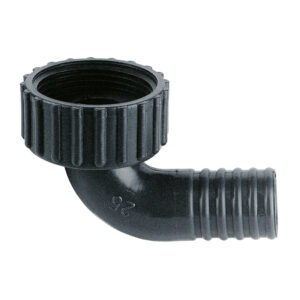 PORTAGOMMA SCARICO 90° FILETTO 1"1/4 DIAM. 25MM.