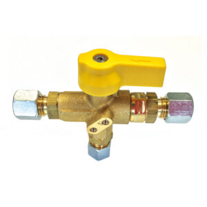 VALVOLA TRUMA A T AD INVERSIONE ATTACCO DIAM.8MM.