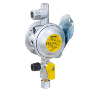 REGOLATORE FISSAGGIO PARETE 30Mbar 1,5kg/h  8MM.