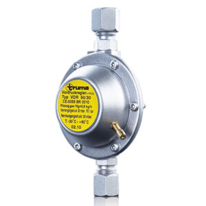 REGOLATORE PRESSIONE GAS ALL'ENTRATA VDR 50/30 TUBO GAS 8MM.
