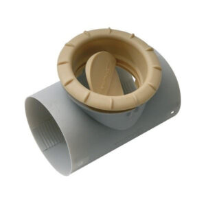 RACCORDO A T CON BOCCHETTA BEIGE CF.PZ.5