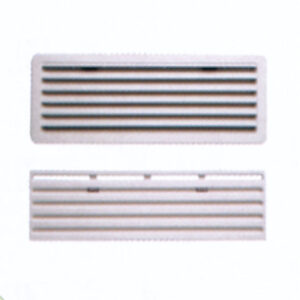 GRIGLIA ESTERNA DI VENTILAZIONE BIANCA GRANDE 523X281MM.