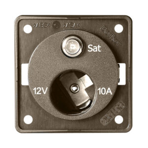 BMP12AS PRESA 12V AUTO+SAT MARRONE