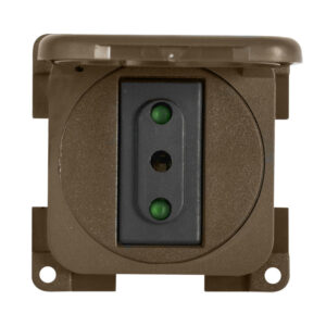 PRESA MP221 230V ITALIANA MARRONE