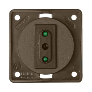 PRESA BERKER 230V 10A ITALIANA MARRONE