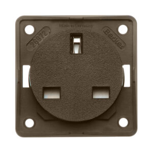 PRESA BERKER 230V 10A INGLESE MARRONE