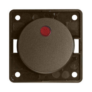 INTERRUTTORE BERKER 12V+LED MARRONE