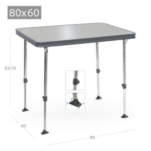 AL/245-09 Tavolo 80x60 grigio