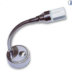 LUCE LED ALTERNATA BIANCA 1W*4000K/ 1W*3000K BASE TONDA INTERRUTTORE TOUCH COD. 200 FXA2CRBTY